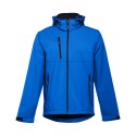 ZAGREB. Men's softshell with removable hood