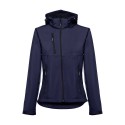 ZAGREB WOMEN. Women's softshell with removable hood