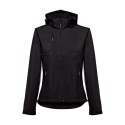 ZAGREB WOMEN. Women's softshell with removable hood