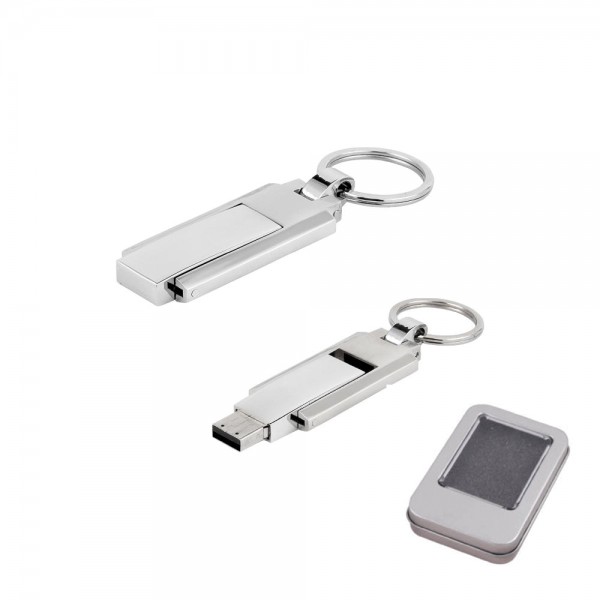 16 GB Metal Açarlıq USB Yaddaş Kartı