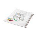 DRAWS. Children's colouring drawstring bag