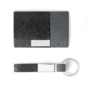 TRAVOLTA. Card holder and keychain set