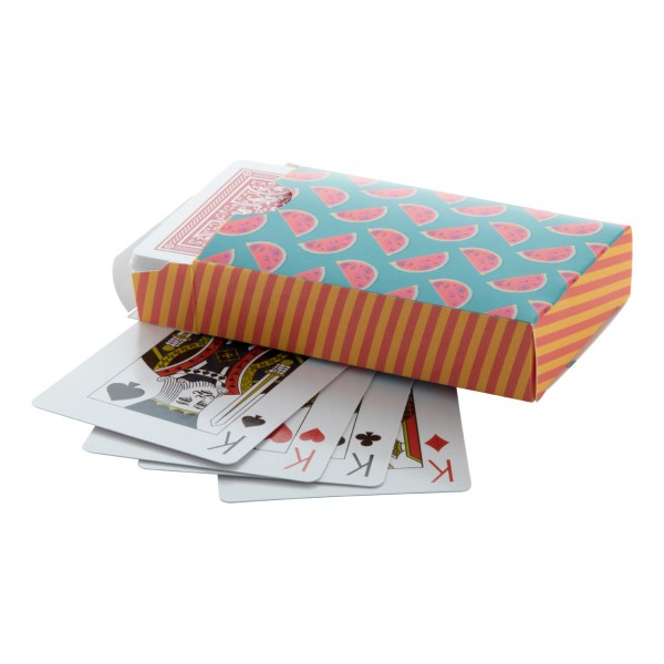Holdem playing cards in custom box
